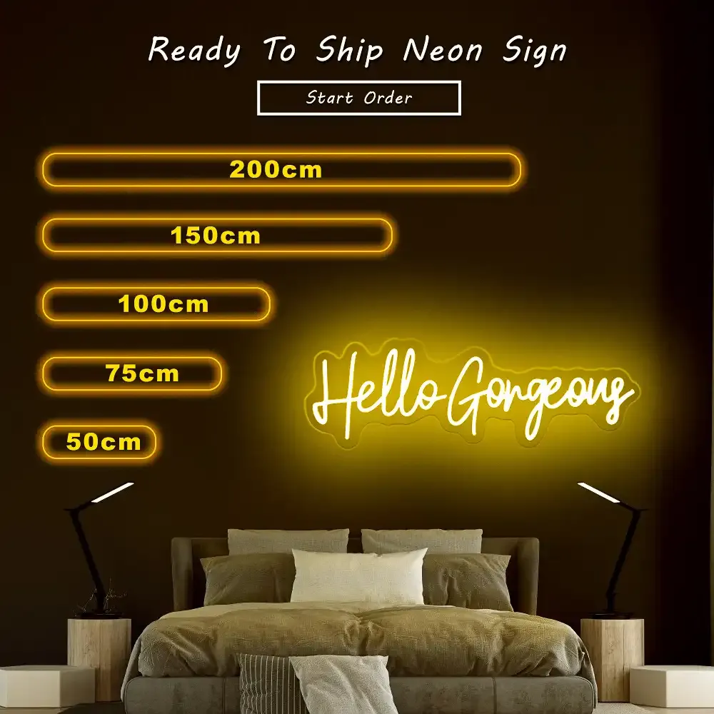 Bright glowing lettering illustrating a frontlit face effect